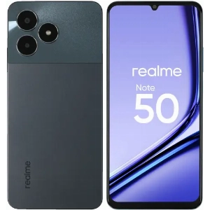 Смартфон Realme Note 50, 4/128 GB, Black, черный